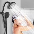 Giantex Shower Head With Handheld Combo 4 5head 6 Rainfall Adjustable Arm 60 Hose 3-way Water Diverter High Pressure Anti-leak 