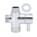 G1 2 Shower Diverter Valve 3 Way Copper Bathroom System Arm For Handheld And Fixed Spray Heads With Precise Control Knobs
