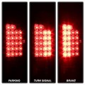 Acanii For 2002-2006 Dodge Ram 1500 Black Housing Smoked Lensled Tail Lights Brake Lamps Pair Left Right Aftermarket