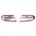 Replacement For Chevy Silverado Gmc Sierra Pair Of Exterior Side Door Top Half Mirror Covers Chrome