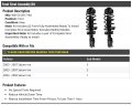 Front Strut And Coil Spring Assembly Set Of 2 Compatible With 2003-2007 Saturn Ion Excludes Redline Models