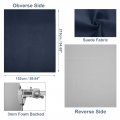 Suede Headliner Fabric 85 In X 60 Foam Backed For Car Truck Rv Suv Navy Blue Interior Trim Diy Repair Replacement