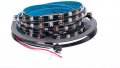 Ws2812b Led Strip Lights 16 4ft 150 Leds Addressable Rgb Pixel Dc5v Smd 5050 Full Color Ip65 Waterproof Black Pcb With Mini 