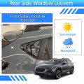 Xyhgm For Subaru Crosstrek 2024 2025 Exterior Accessories Sporty Car Rear Side Window Louvers Air Vent Scoop Shades Cover Trim