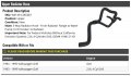 Upper Radiator Hose 3-way Compatible With 1993-1999 Volkswagen Golf 2 0l 4-cylinder