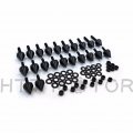 Smt-black Spike Fairing Bolts Kit Compatible With 2003-2006 Kawasaki Ninja Zx6r Zx 636 Zx6rr B00rudw1c0