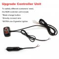 Triclicks 18 16 Led Emergency Warning Light Bar Flash Strobe Universal Vehicles Truck Traffic Advisor With Cigar Lighter And