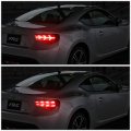 Auto Dynasty 2pcs Led Arrow Sequential Rear Tail Lights Brake Lamps Compatible With Toyota 86 Subaru Brz Scion Fr-s 13-21