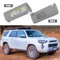 Uxcell Front Left Side Car Sun Visor Assembly With Mirror Replace No 7432035a91b1 For Toyota 4runner 2010-2023 Gray