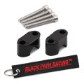 Blackpath Fits Bmw 1 Handlebar Risers R1100gs R1150gs R1150s F800st K75 K100 Motorcycle 7 8 Spacer Kit Black T6 Billet