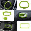 Toworldit 31pcs Set Abs Interior Accessories Dashboard Steering Wheel Decoration Cover Stickers Compatible With Jeep Renegade