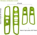 Toworldit 31pcs Set Abs Interior Accessories Dashboard Steering Wheel Decoration Cover Stickers Compatible With Jeep Renegade