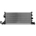 Dna Motoring Oem-ra-13620 1-row Aluminum Core Radiator For016-2019 Cruze 26-3 4 W X 12 H 1 D 1-1 2 Inlet 2 Outlet 