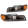 Parking Signal Light Assembly Pair For 2004 2005 2006 2007 2008 Chevy Colorado Driver And Passenger Side With Bulbs Replaces 