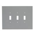Glassalike Triple Switch Acrylic Mirror Plate 