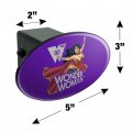 Wonder Woman 80th Warrior Purple Oval Tow Trailer Hitch Cover Plug Insert