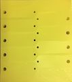 Arrow Self Locking Auto Service Key Tags 1000 Yellow
