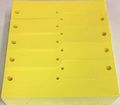 Arrow Self Locking Auto Service Key Tags 1000 Yellow