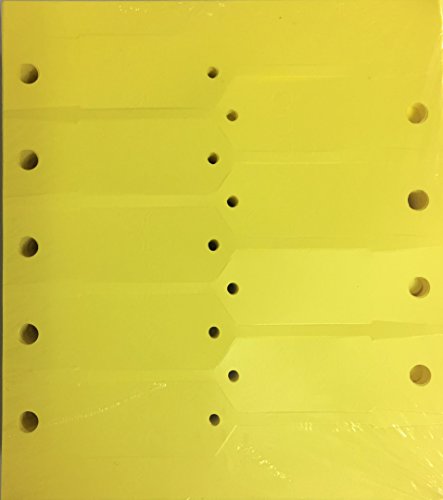 Arrow Self Locking Auto Service Key Tags 1000 Yellow