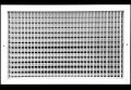 24 X 14 Adjustable Air Supply Diffuser Hvac Vent Cover Sidewall Or Ceiling Grille Register High Airflow White Outer Dimensions 