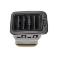 Hvac Vent Dashboard Passenger Side For Gmc Sierra 2500 Hd And 3500 2001 To 2006 Dark Grey Plastic 5 Slat Closeable Replaces 