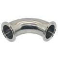Od 38mm 1-1 2 1 5 Sanitary Ferrule Elbow 90 Degree Pipe Fitting Ss316 Fits Tri-clamp 50 5mm