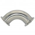 Od 38mm 1-1 2 1 5 Sanitary Ferrule Elbow 90 Degree Pipe Fitting Ss316 Fits Tri-clamp 50 5mm