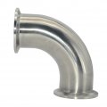 Od 38mm 1-1 2 1 5 Sanitary Ferrule Elbow 90 Degree Pipe Fitting Ss316 Fits Tri-clamp 50 5mm