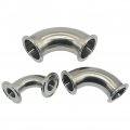 Od 38mm 1-1 2 1 5 Sanitary Ferrule Elbow 90 Degree Pipe Fitting Ss316 Fits Tri-clamp 50 5mm