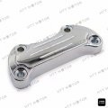 Httmt Mt446-002c- Scalloped Handlebar Riser Clamp Chrome Compatible With H-d Sportster 1200 Low Rider Fxrs