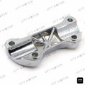 Httmt Mt446-002c- Scalloped Handlebar Riser Clamp Chrome For H-d Sportster 1200 Low Rider Fxrs