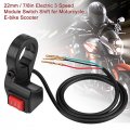 Handlebar Switch Shift 22mm 7 8in Electric 3 Speed Module For Motorcycle E-bike Scooter