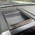 Platform Groove Carbon Fiber Frame Trim Above The Center Console Dashboard Storage Box Fit For Ford F150 2015-2020