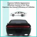 Ecotric Rear Trunk Lid Spoiler Compatible With 2008-2017 Dodge Challenger Coupe Srt Sxt Gt Demon Style