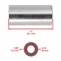 Caltric 52142-hp5-600 52142hp5600 Rear Swing Arm Bushing Kit Compatible With Honda