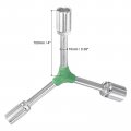Uxcell Y Type 3 Way Hex Socket Wrench 12mm 14mm 17mm Combination Repair Spanner Tool 4-inch