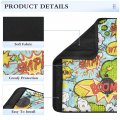 Odawa Comic Speech Bubbles Car Seat Strap Covers Neck Cover Shoulder Protectors 2 Pack 10x7 7 Inches