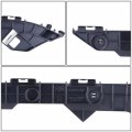 Auto Dynasty To1143101 Rear Bumper Cover Support Bracket Compatible With Toyota Corolla 2009-2013 Passenger Right Side Polished