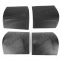 Fydun Car Side Cowl Cover A Pair Corner Trim Guard Modification Accessory Replacement For Wrangler Jk 2007-2017 Red 