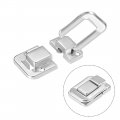 Uxcell Toggle Catch Lock 40mm Retro Decorative Silver Tone Hasp W Screws For Suitcase Chest Trunk Latch Clasp Pack Of 10