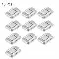Uxcell Toggle Catch Lock 40mm Retro Decorative Silver Tone Hasp W Screws For Suitcase Chest Trunk Latch Clasp Pack Of 10