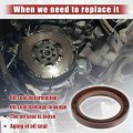 Uxcell Car Oil Pump Crankshaft Seal Replacement For Nissan Navara 1997-2005 No 1351043g01