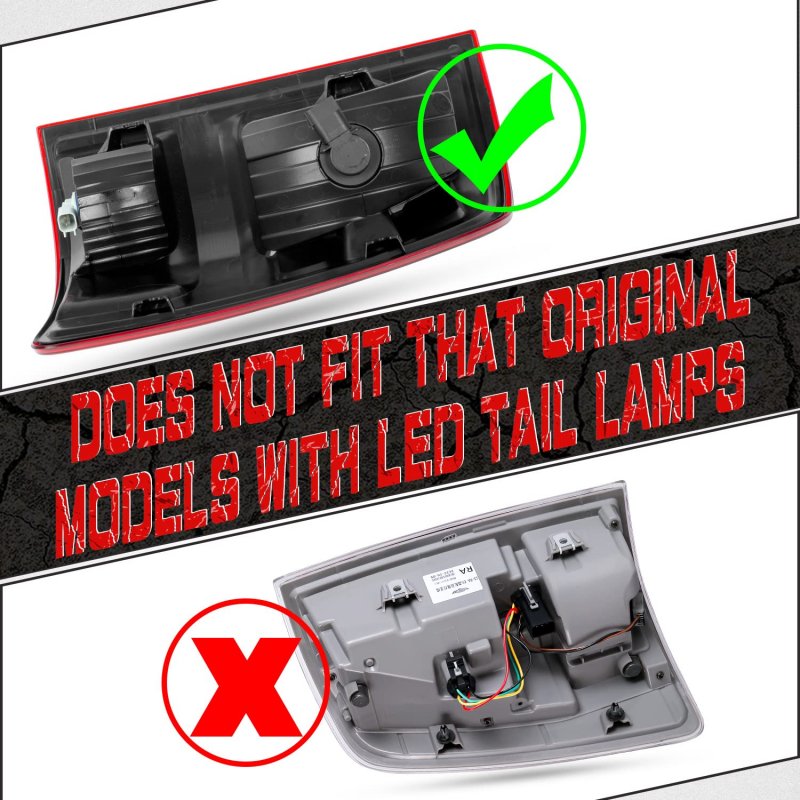 Tail Light For 2009 2018 Dodge Ram 1500 2500 3500 And 2019 2022 Classic Left Driver Side Rear Brake Lamp With Bulb Replaces