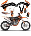 Team Racing Graphics Kit For Ktm 2011-2012 Sx Scatter 