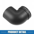 A Absopro Car Air Diesel Heater Duct Warm Ducting Pipe Single Connection Elbow Outlet Connector 2 95 75mm Od Black Set Of