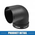 A Absopro Car Air Diesel Heater Duct Warm Ducting Pipe Single Connection Elbow Outlet Connector 2 95 75mm Od Black Set Of