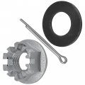 Caltric Front Axle Castle Nut Compatible With Suzuki Lt-a400 2008-2009 Lt-a400f