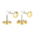 Mirror Screws Decorative Caps Cover Nails Polished Gold 22mm 8pcs And18mm For Mirrors Tea Tables Wardrobes 