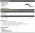 Rear Windshield Wiper Arm Black Compatible With 2007-2013 Gmc Acadia