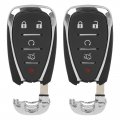 Aintier 2pcs Key Fob Shells Case For 2016-2021 Chevrolet Camaro 3 6l 6 2l